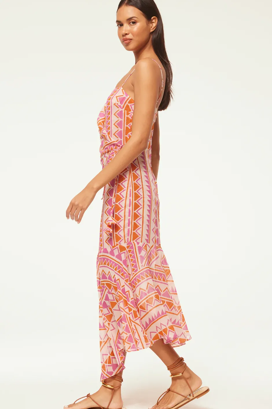 MISA Los Angeles MAYE DRESS Aperolgeo Fashion