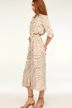 MISA Los Angeles MONTANA DRESS Abstractzebra Best