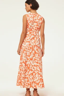 MISA Los Angeles NAJAH DRESS Patmostangerine Clearance
