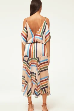 MISA Los Angeles NANAZ DRESS Sanmiguelstripemix Online