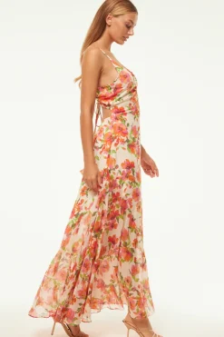 MISA Los Angeles NEGINE DRESS Palmareibloomsmix Discount