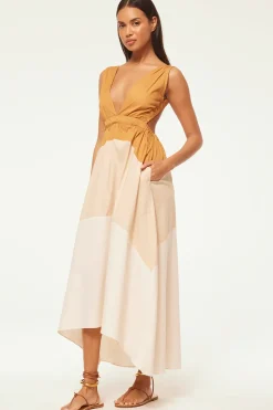 MISA Los Angeles NIA DRESS Stretchpoplinmix Sale