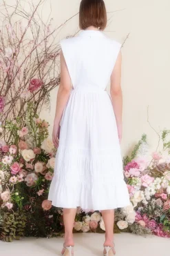 MISA Los Angeles NICOLE DRESS White Discount