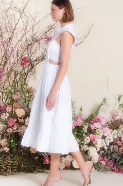 MISA Los Angeles NICOLE DRESS White Discount