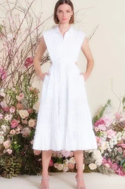 MISA Los Angeles NICOLE DRESS White Discount