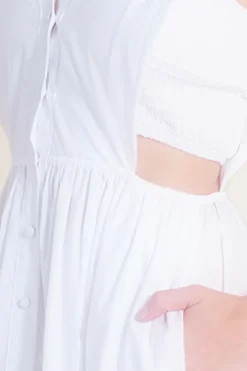 MISA Los Angeles NICOLE DRESS White Discount