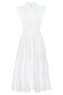 MISA Los Angeles NICOLE DRESS White Discount