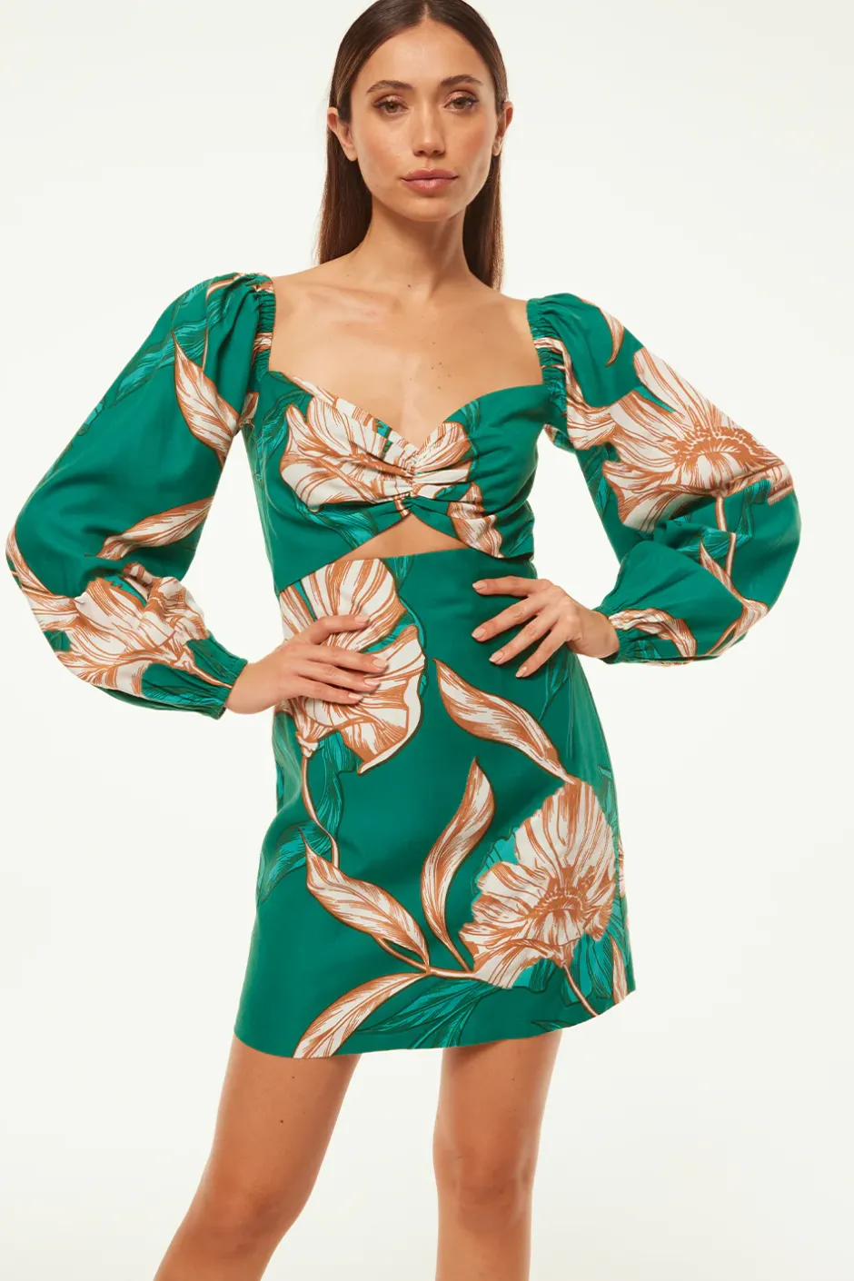 MISA Los Angeles NINA DRESS Cartagenaflora Clearance