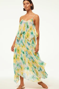 MISA Los Angeles NOEMI TOP Citronwatercolor Fashion