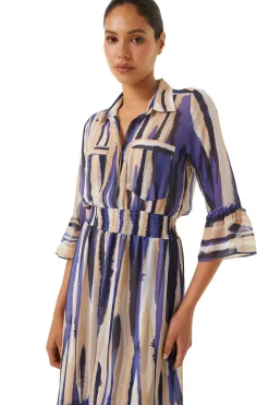 MISA Los Angeles OFELIA DRESS Stripedinstinct Clearance