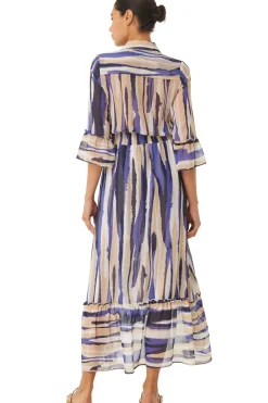 MISA Los Angeles OFELIA DRESS Stripedinstinct Clearance