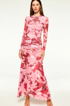 MISA Los Angeles OLLIE SKIRT Florarosadamesh Clearance