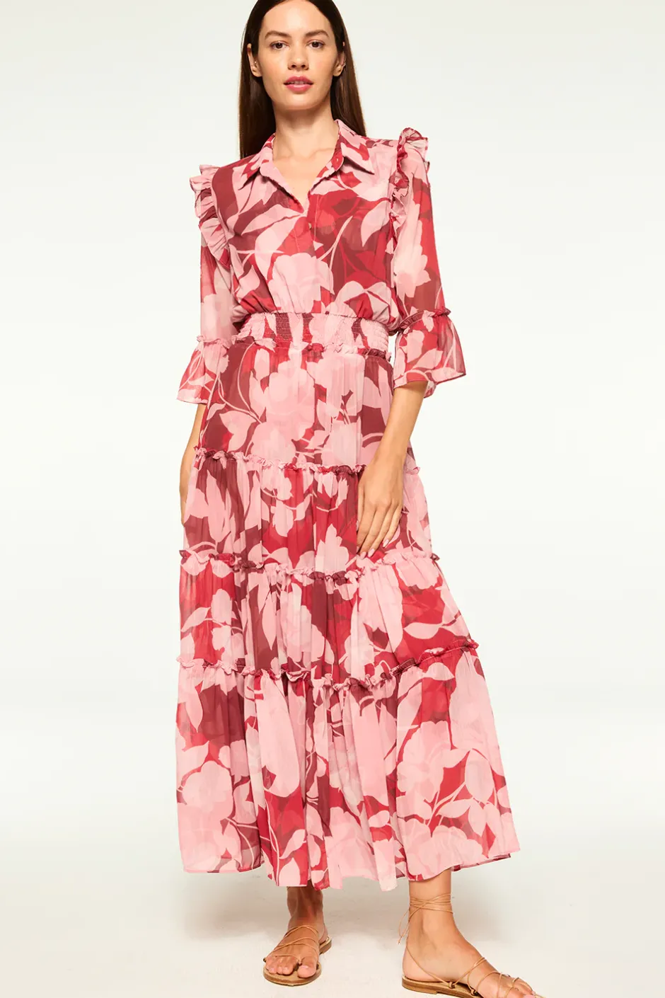 MISA Los Angeles PAMELINA DRESS Florarosada Clearance