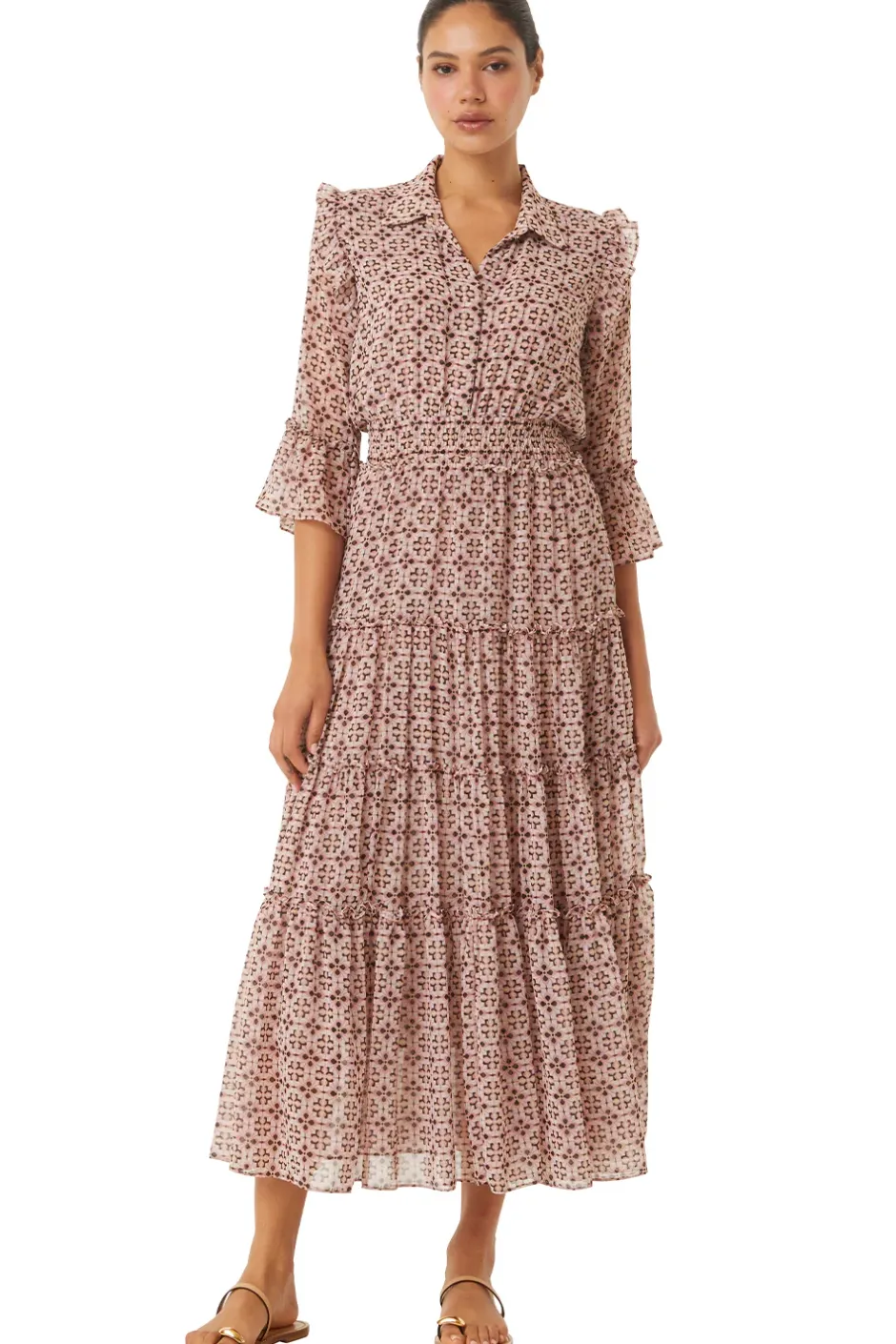 MISA Los Angeles PAMELINA DRESS Warmwintertile Sale