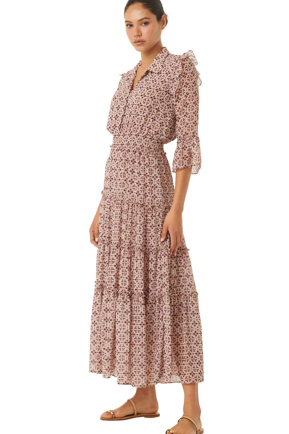 MISA Los Angeles PAMELINA DRESS Warmwintertile Sale