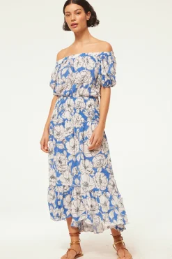 MISA Los Angeles PAOLA DRESS Gardeniacrinkle Sale