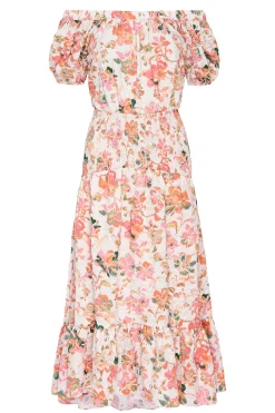 MISA Los Angeles PAOLA DRESS Persimmoncrinkle Outlet