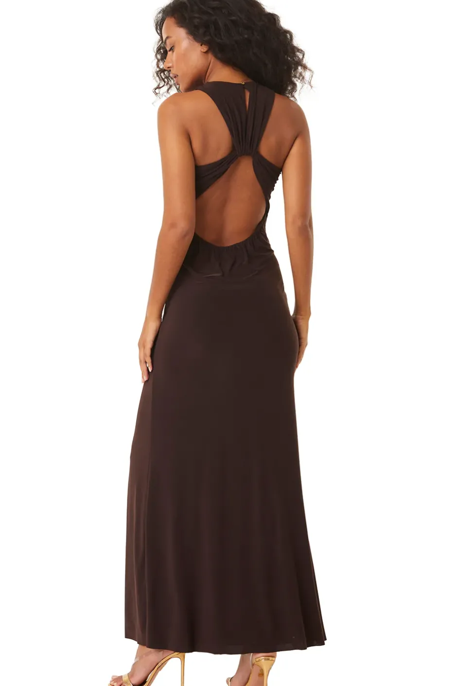 MISA Los Angeles PARGOL DRESS Espresso Outlet