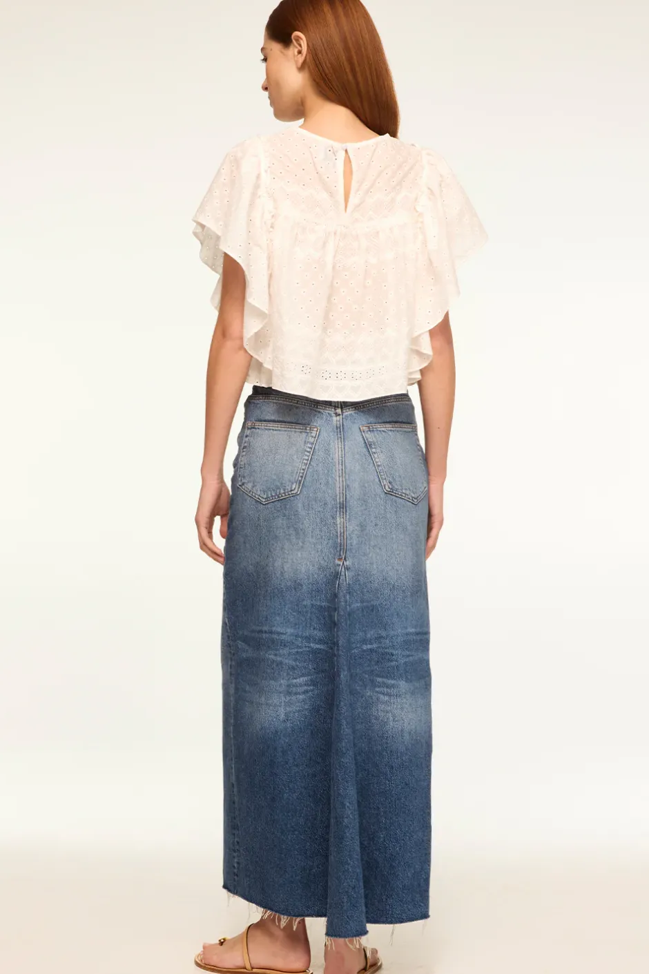 MISA Los Angeles PENELOPE TOP Whiteeyelet Hot