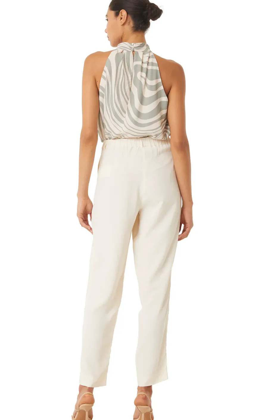 MISA Los Angeles PERRY PANT Ivory New