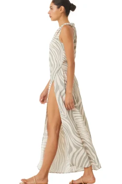 MISA Los Angeles PERSEPHONE DRESS Abstractzebra Discount
