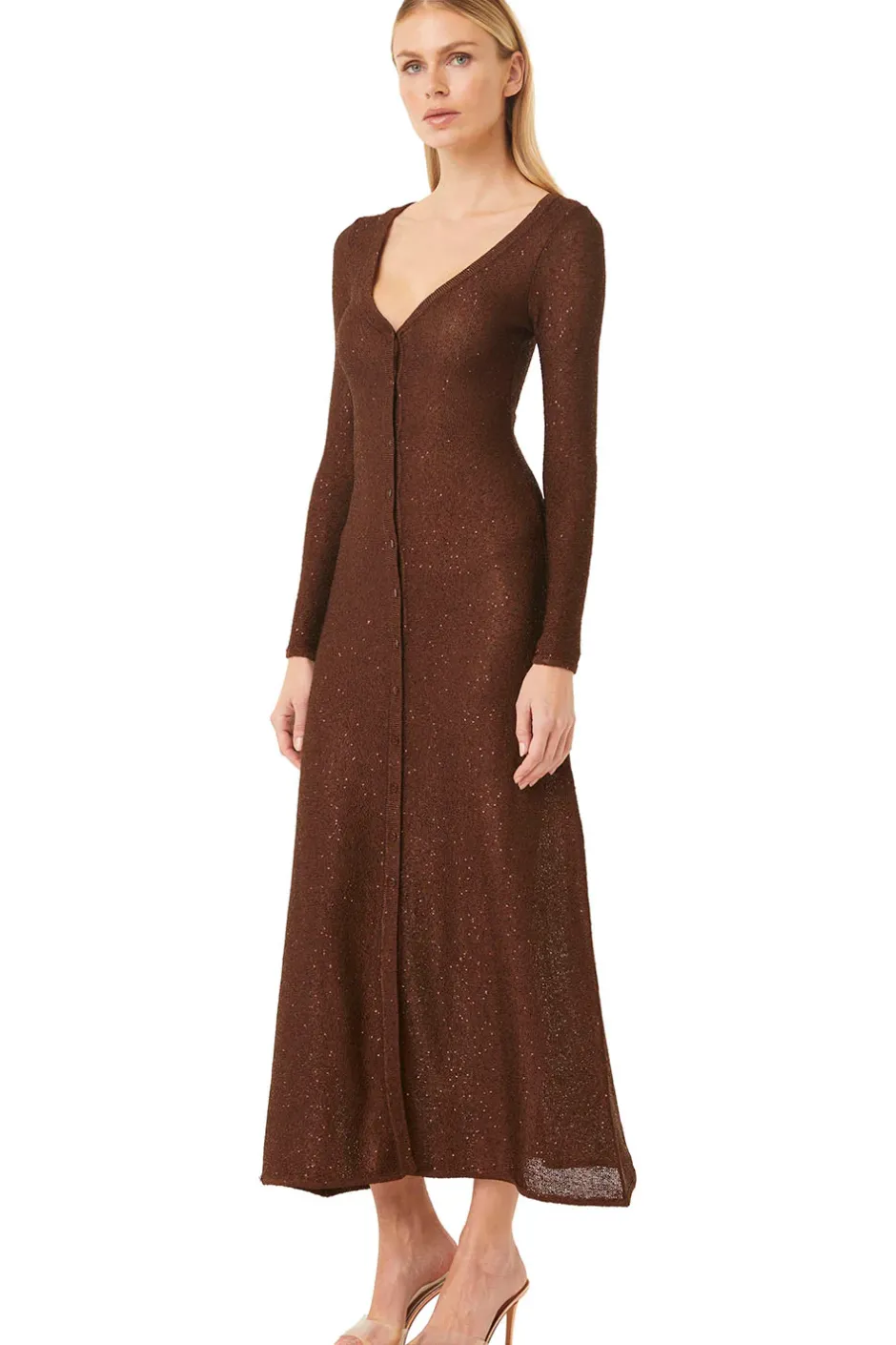 MISA Los Angeles RAFAEL CARDIGAN Chocolateshimmer Online