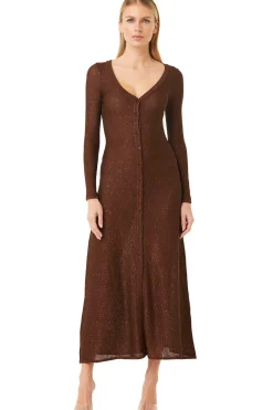 MISA Los Angeles RAFAEL CARDIGAN Chocolateshimmer Online