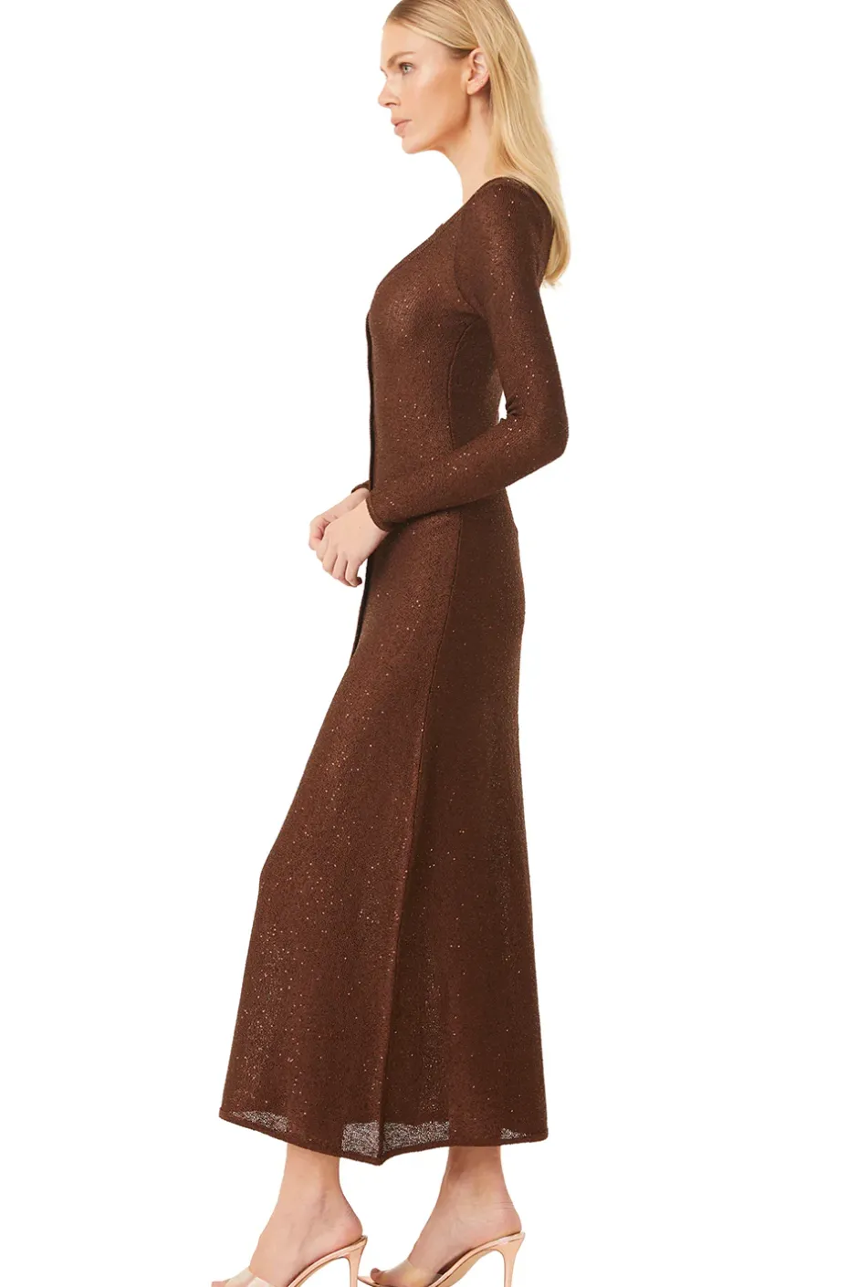 MISA Los Angeles RAFAEL CARDIGAN Chocolateshimmer Online