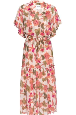 MISA Los Angeles RANJANA DRESS Sonoranflorachiffon New