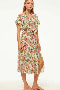MISA Los Angeles RANJANA DRESS Floraexoticachiffon Sale