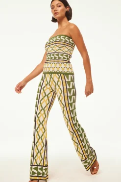 MISA Los Angeles RIALTA PANT Limoncellogeojacquard Outlet