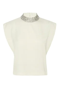 MISA Los Angeles RILEY TOP Ivorysatin Best