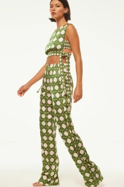 MISA Los Angeles RITA PANT Rattantile Clearance