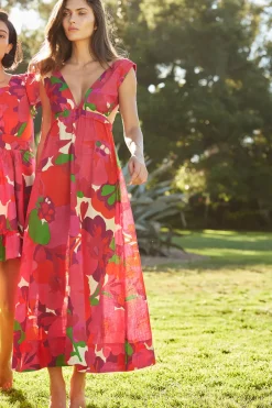 MISA Los Angeles ROSALIA DRESS Florarosada New