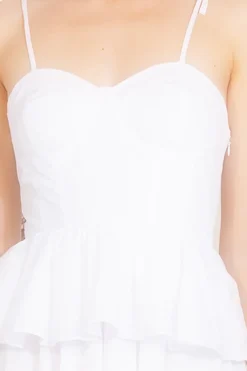 MISA Los Angeles ROSIE DRESS White Hot