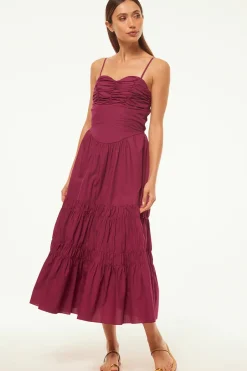 MISA Los Angeles RULA DRESS Orchidcottonpoplin Fashion