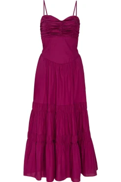 MISA Los Angeles RULA DRESS Orchidcottonpoplin Fashion