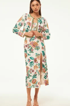 MISA Los Angeles SALIMA JACKET Malikapaisleyfloralembroidery New