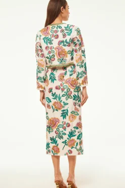 MISA Los Angeles SALIMA JACKET Malikapaisleyfloralembroidery New