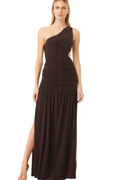 MISA Los Angeles SAMSARA DRESS Espresso Online