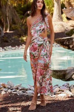 MISA Los Angeles SERINA DRESS Casablancabordermix Best