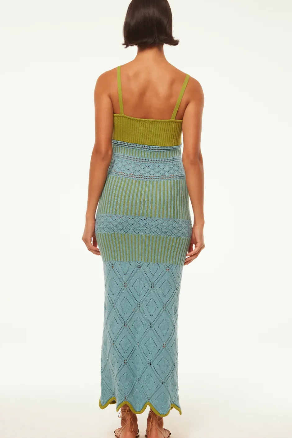 MISA Los Angeles SEZEN DRESS Blue Fashion