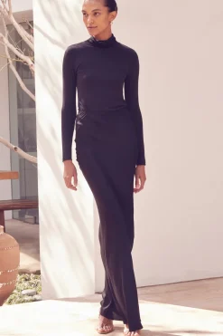 MISA Los Angeles SIERRA SKIRT Blackholiday Outlet