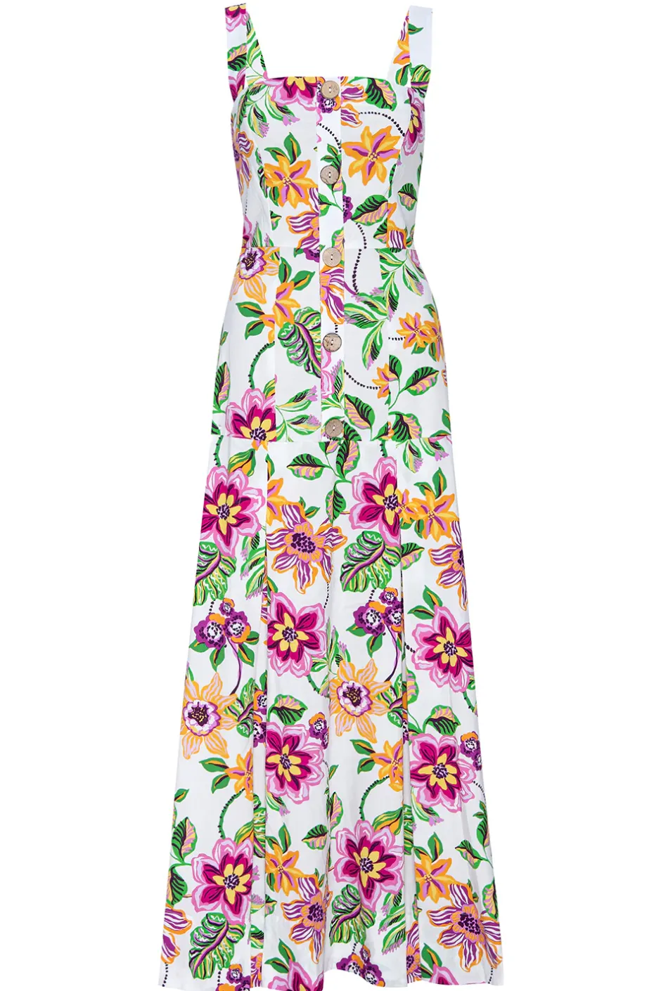 MISA Los Angeles SILVANA DRESS Floraexoticacottonpoplin Outlet