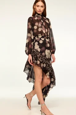MISA Los Angeles SKY SKIRT Polkadotmix Discount