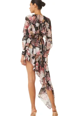 MISA Los Angeles SKY SKIRT Floratropicalblack Clearance