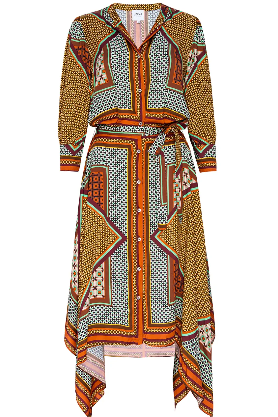 MISA Los Angeles SOLMAZ DRESS Positanoscarf Clearance