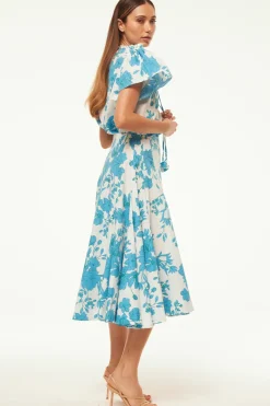 MISA Los Angeles SUPARNA TOP Turquoiseflorapoplin Discount