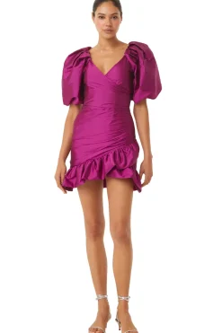 MISA Los Angeles SYBIL DRESS Magenta Best