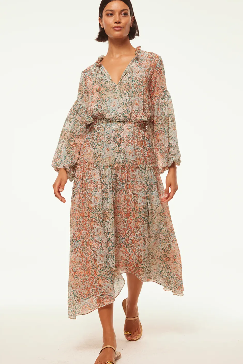 MISA Los Angeles TASIA DRESS Ombretapestry New